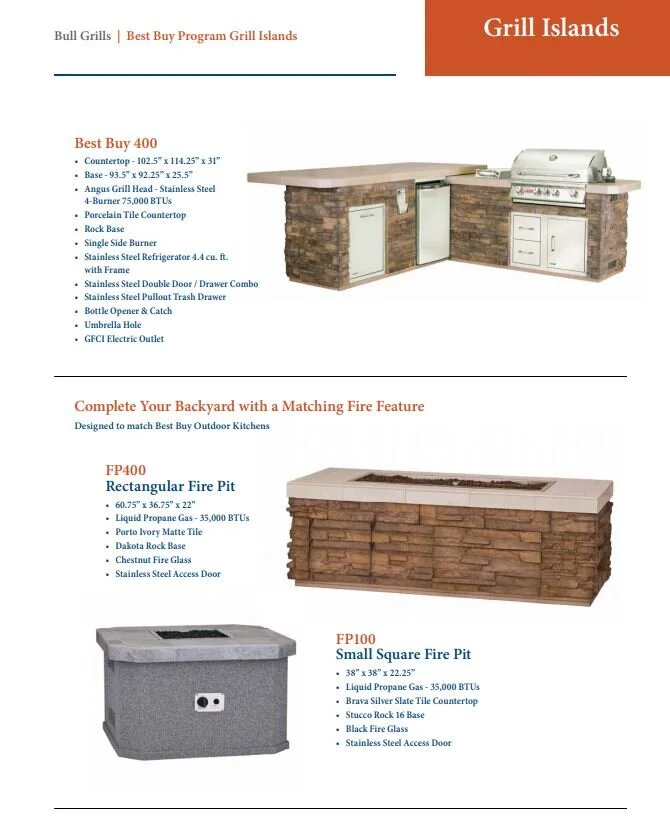 Fire pits & islands