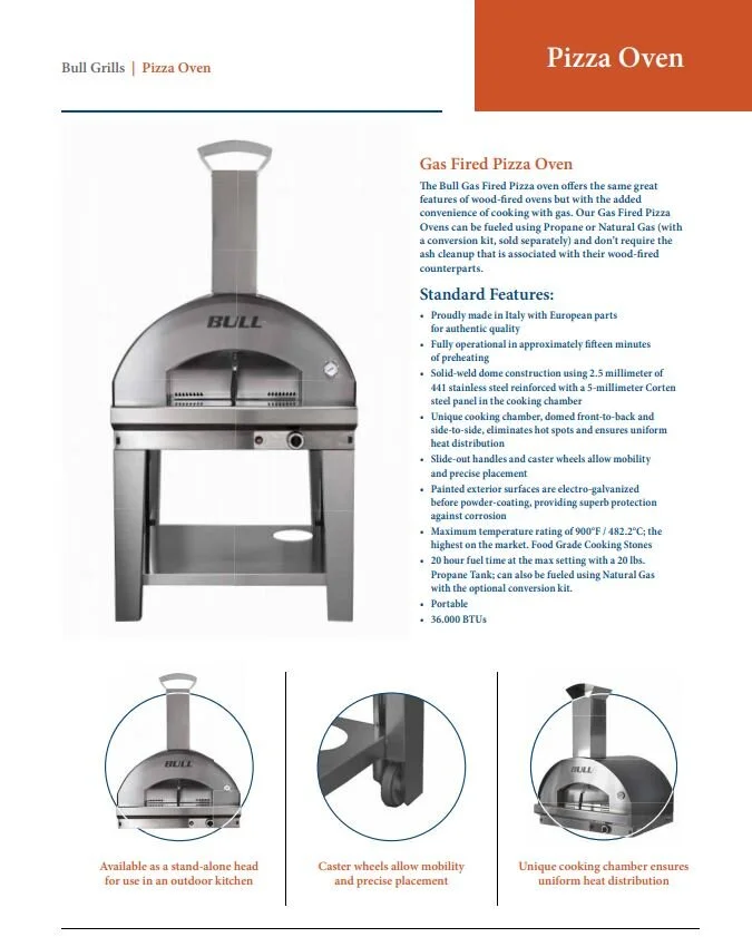 Pizza oven features
