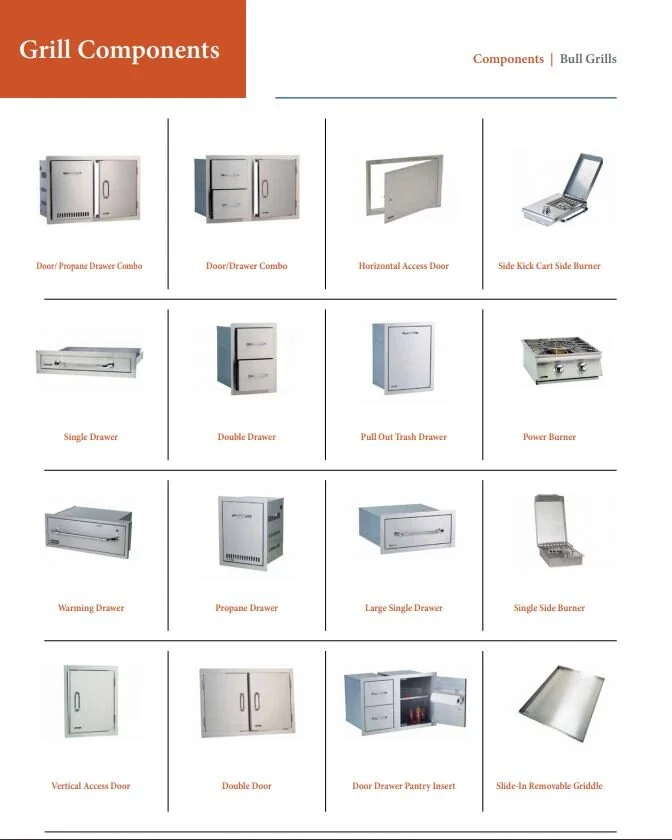 Grill components